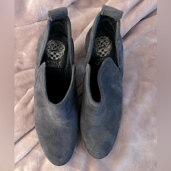Vince Camuto Francia Bootie Boots Winter Dark Grey Suede Womens Size 8.5 M - Picture 5 of 8